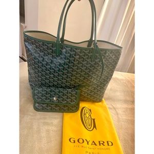 Goyard Saint Louis PM tote with Pouch Green